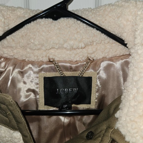 J Crew Teddy Sherpa Jacket size small - Picture 3 of 4